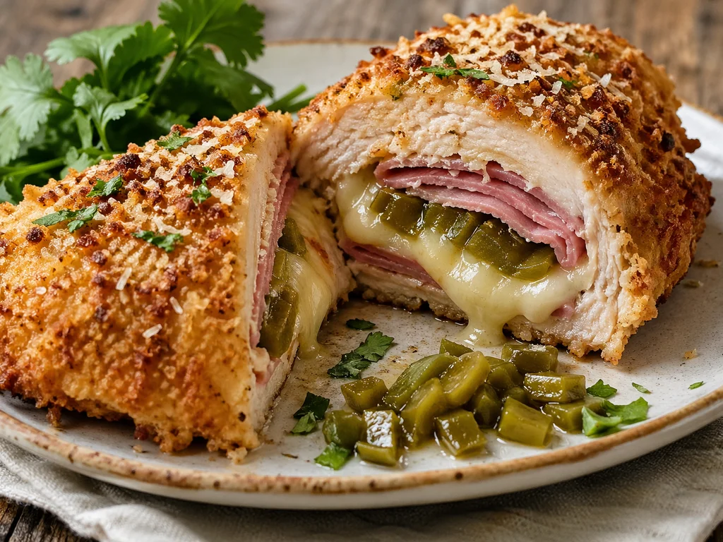 Smoky Green Chile Cordon Bleu