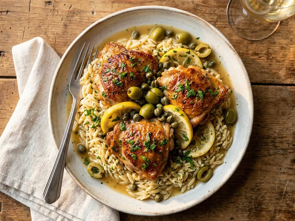 Instant Pot Mediterranean Chicken Thighs