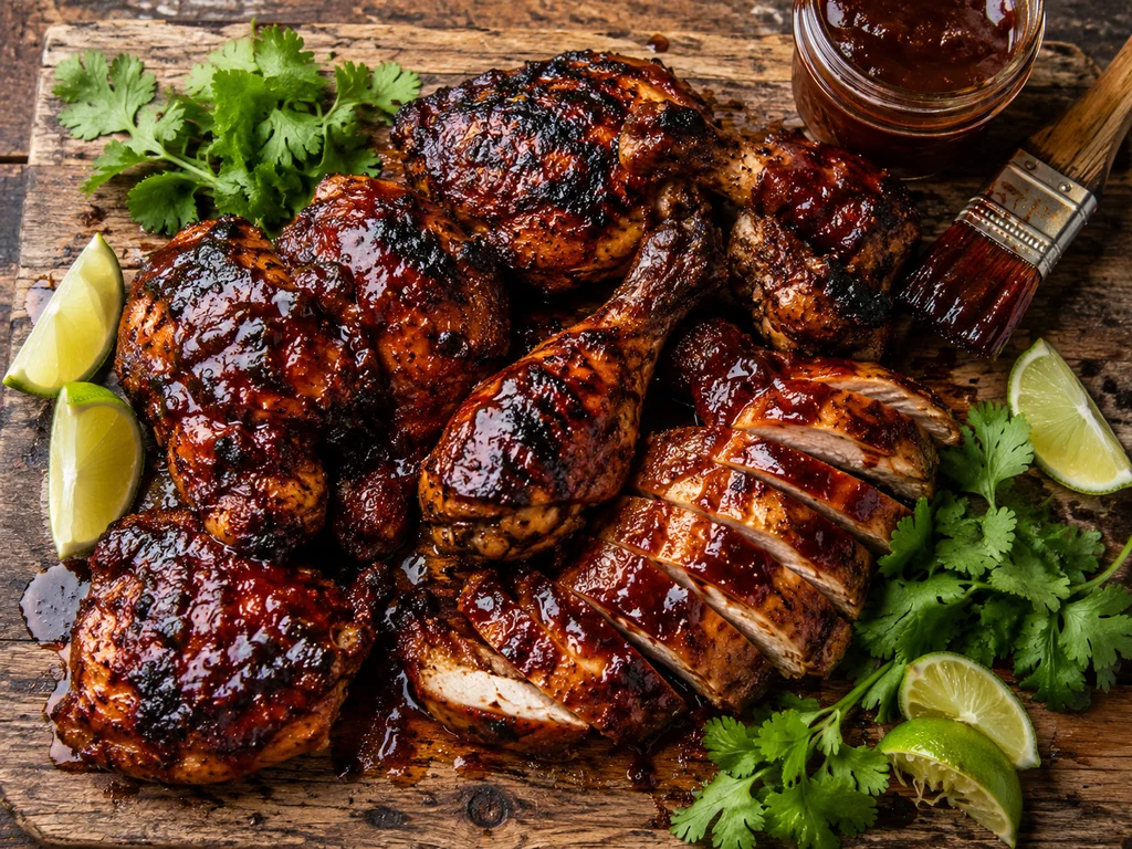 Smoky Grilled BBQ Chicken