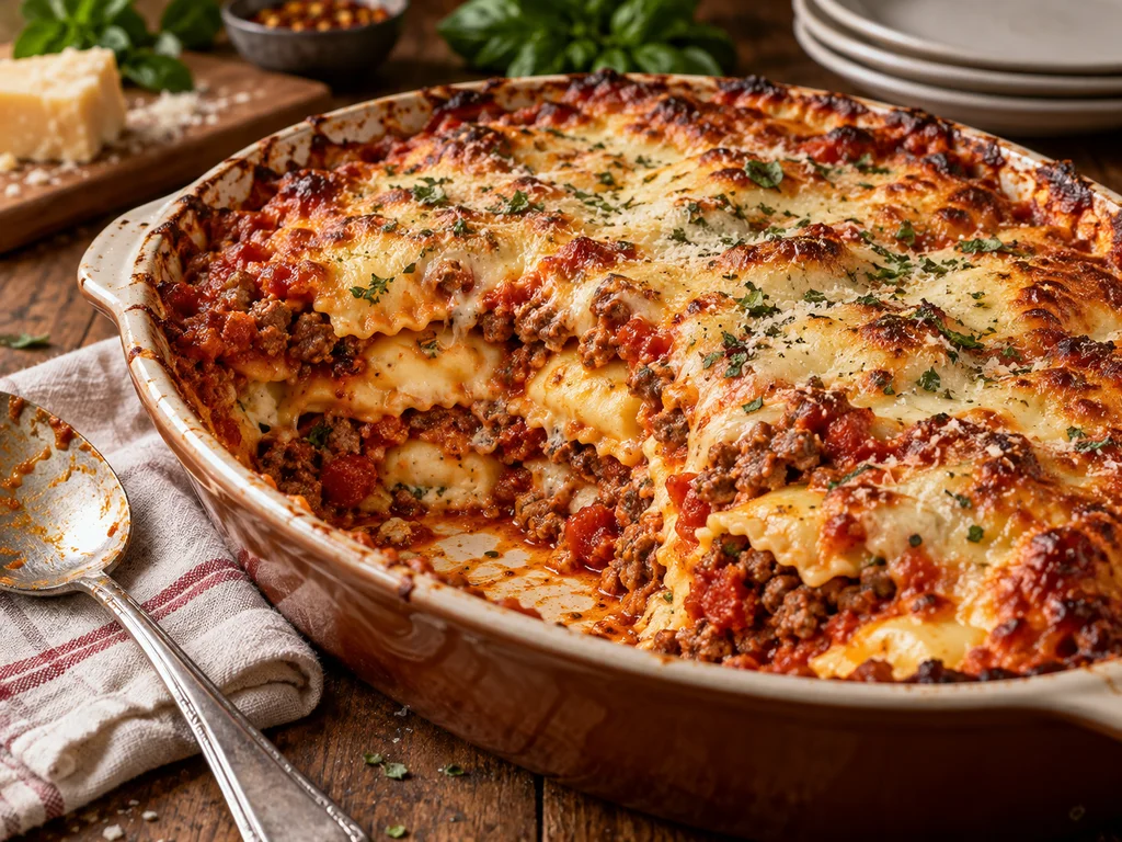 Layered Ravioli Lasagna