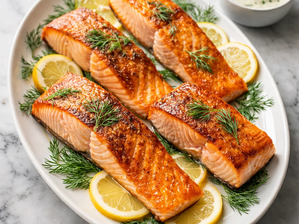 Crispy Pan-Seared Salmon