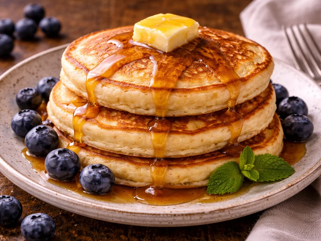 Fluffy Buttermilk Pancakes