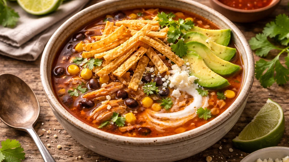 A One-Pot Chicken Tortilla Soup That Actually Works on a Weeknight
