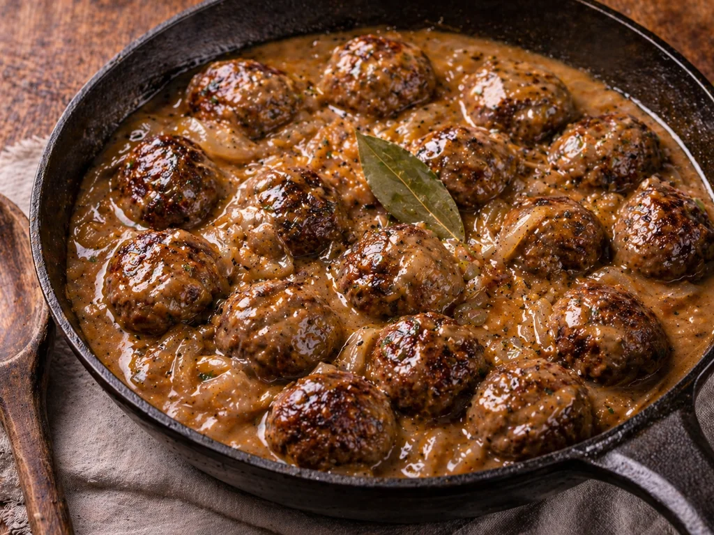 Creamy Meatballs & Gravy