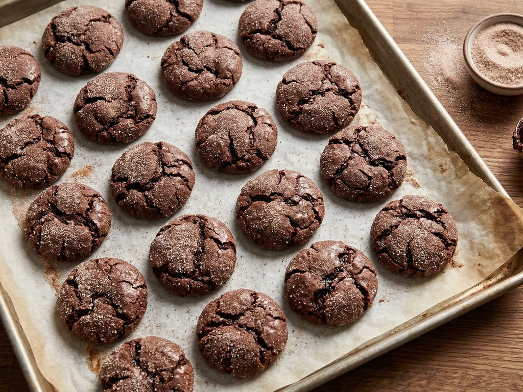 Soft Chocolate Snickerdoodles