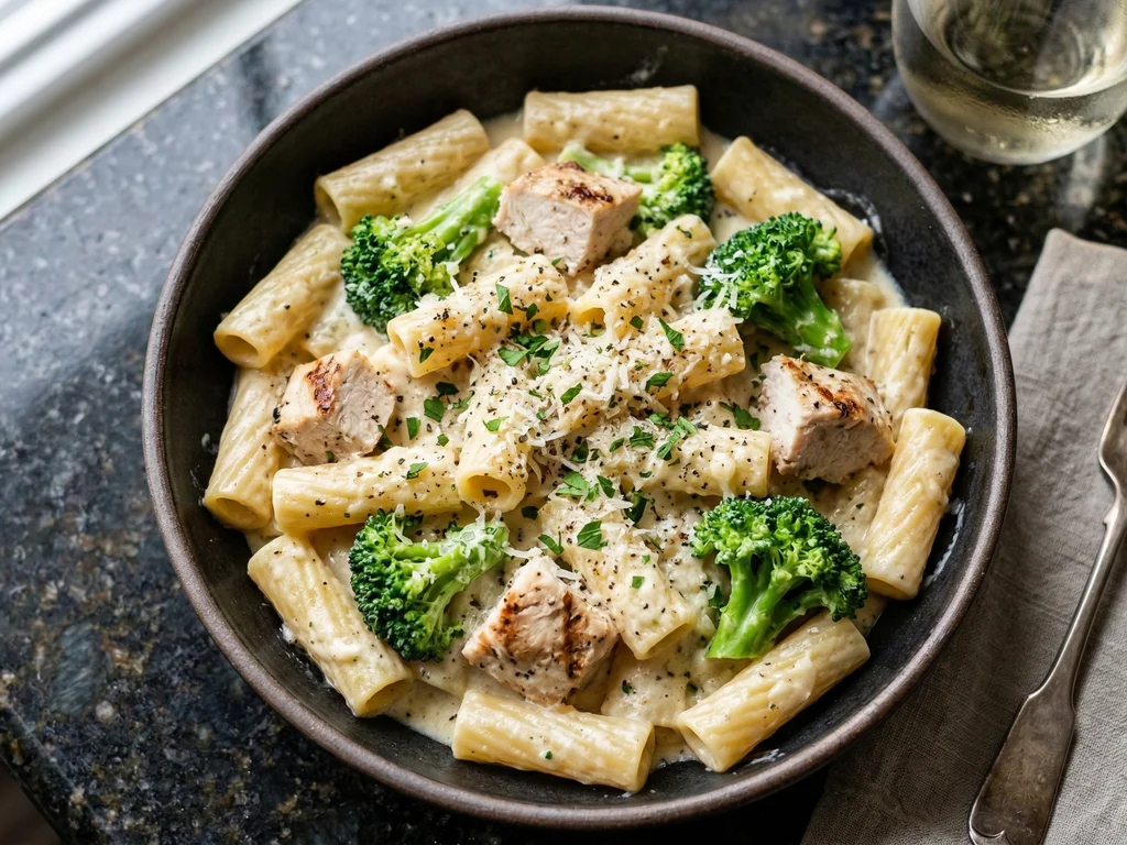 Creamy Chicken Broccoli Pasta