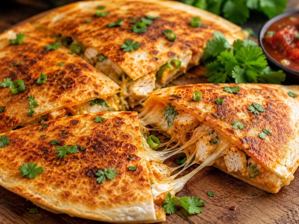 Cheesy Chicken Quesadilla
