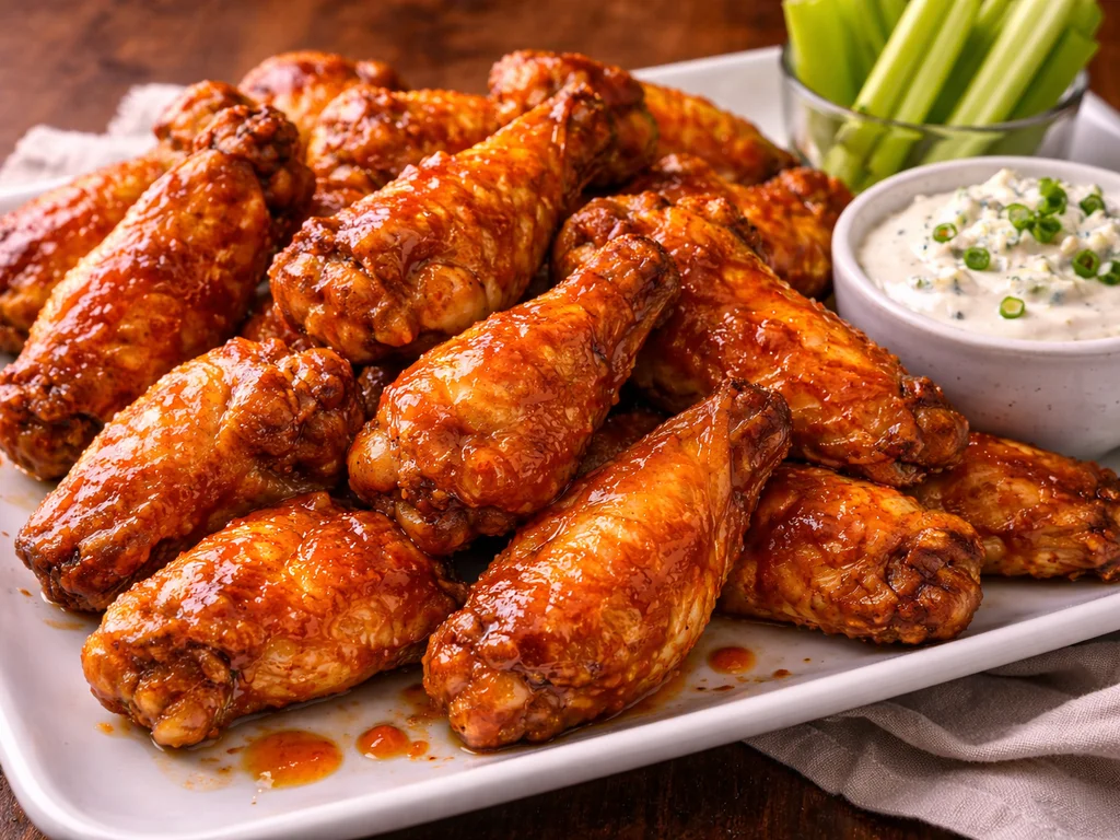 Truly Crispy Oven Baked Buffalo Wings