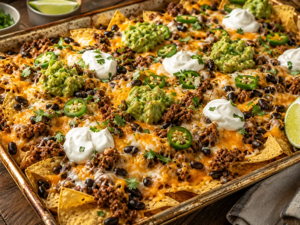 Loaded Beef Nachos