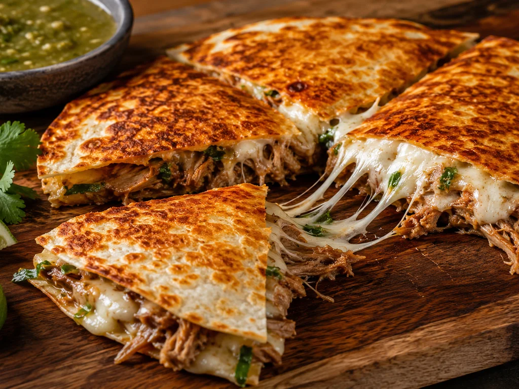 Crispy Carnitas Quesadilla