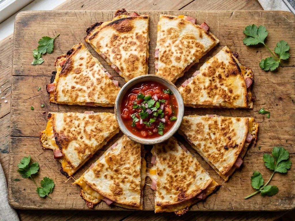 Ham and Cheese Quesadilla