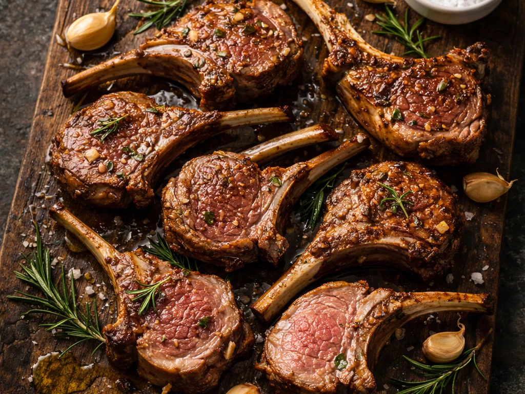 Rosemary Garlic Lamb Chops