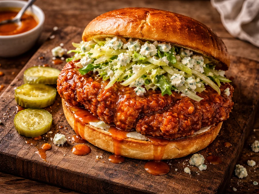Gourmet Buffalo Chicken Sandwiches