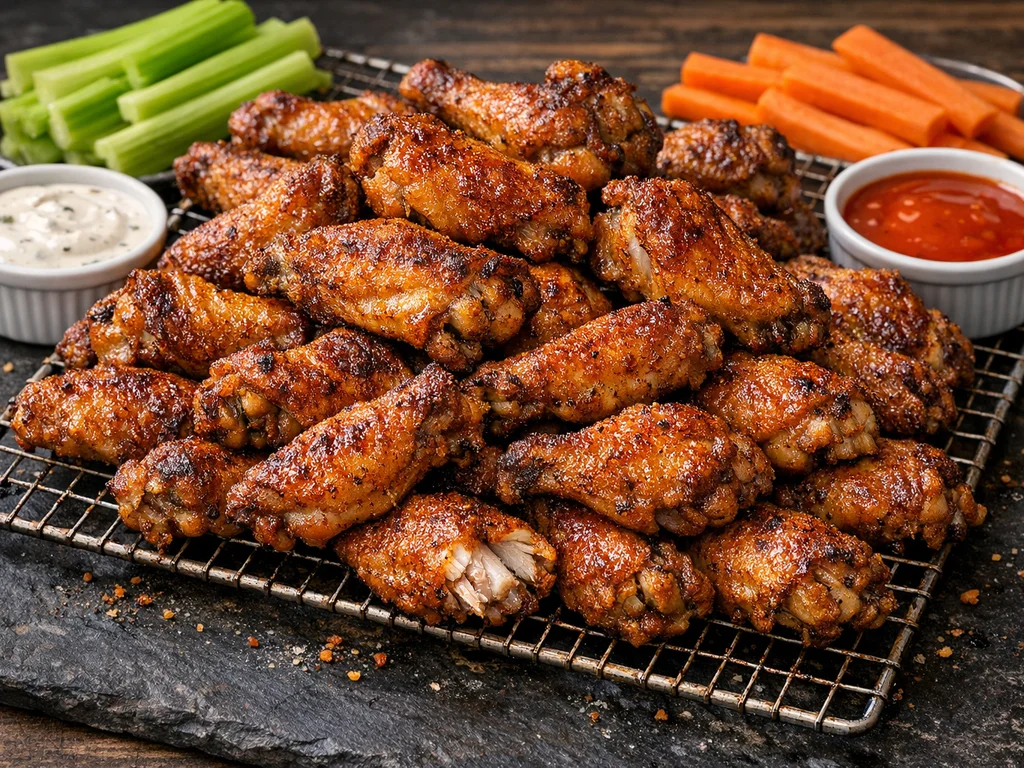 Golden Air Fryer Chicken Wings