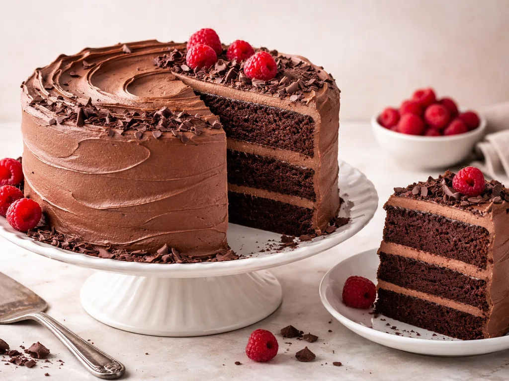 Fudgy Chocolate Cake
