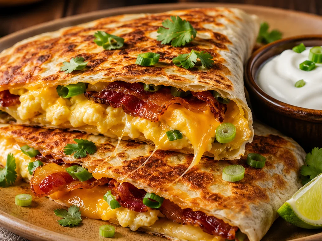 Loaded Breakfast Quesadilla