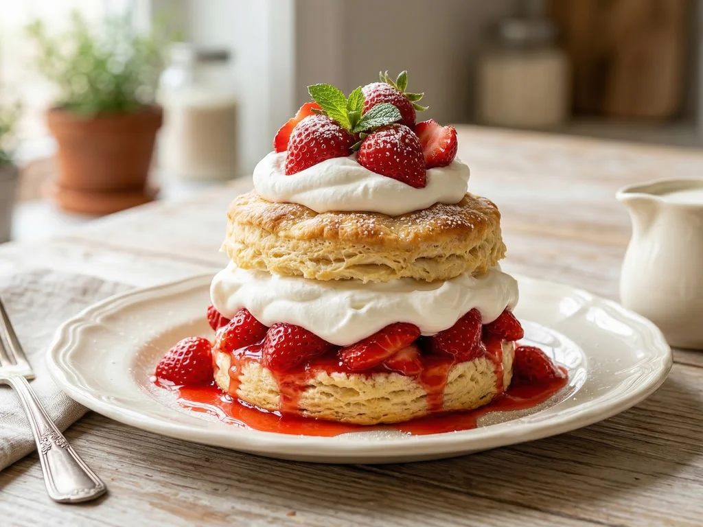 Traditional Strawberry Shortcake