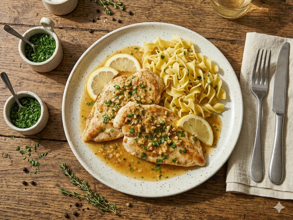 Garlic Butter Pan-Seared Chicken Breasts
