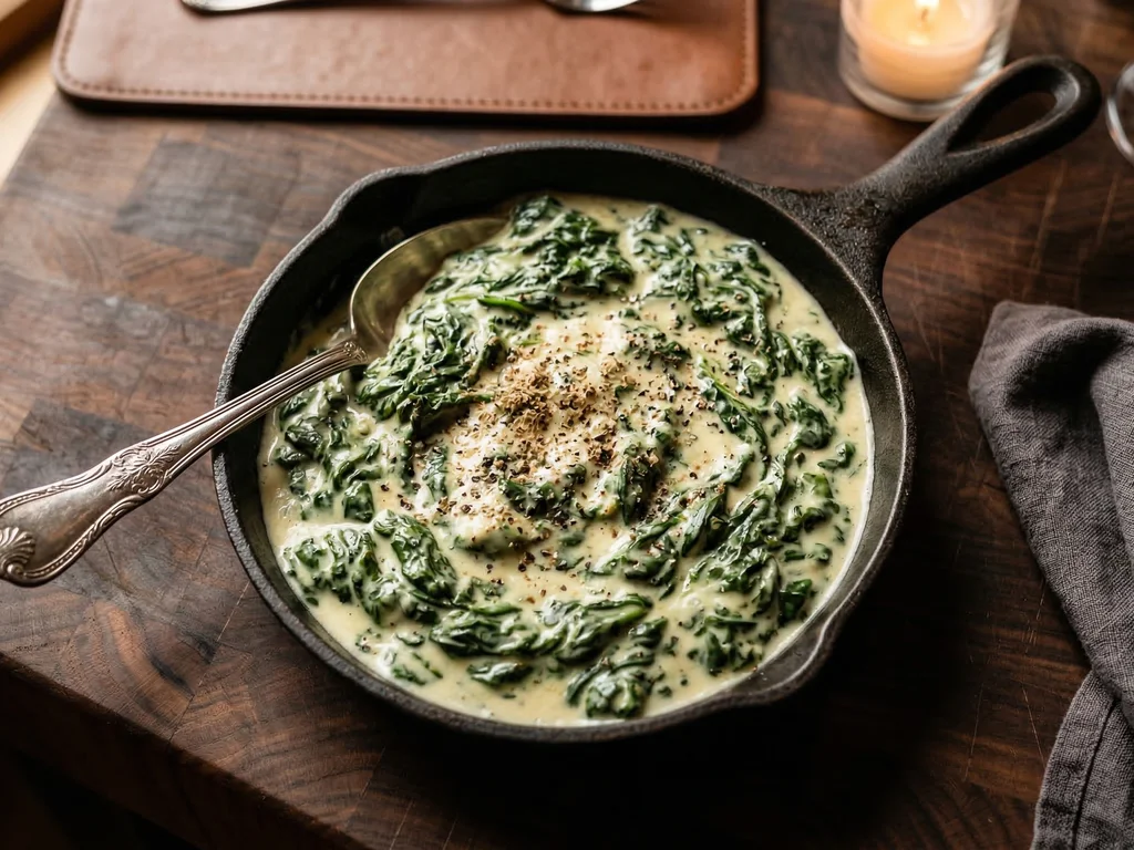 Steakhouse Creamed Spinach