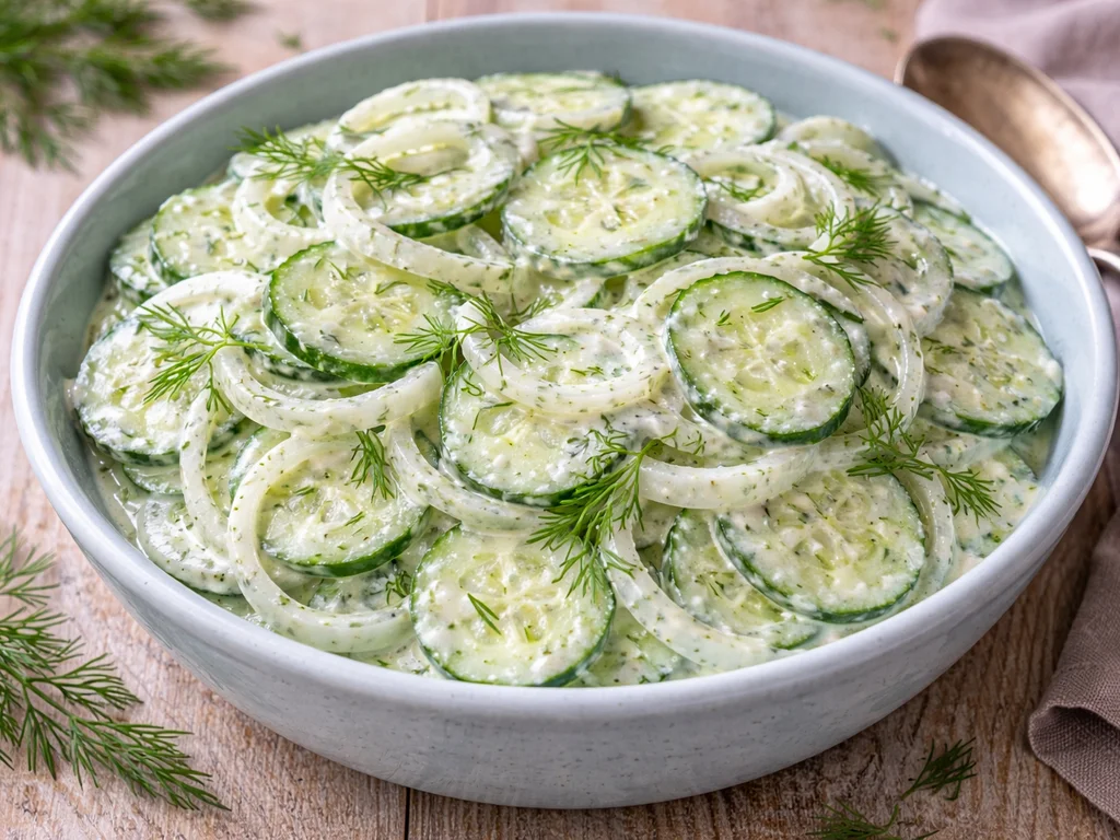 Creamy Cucumber Salad