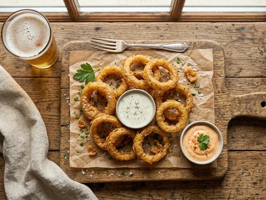 Beer-Battered Onion Rings
