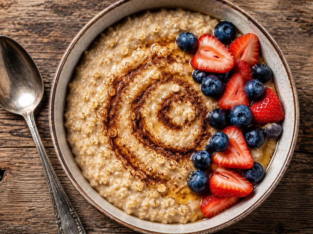 Cinnamon Steel Cut Oats