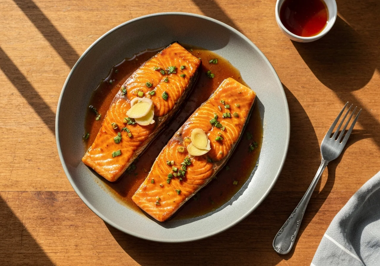 Asian-Glazed Salmon Fillets