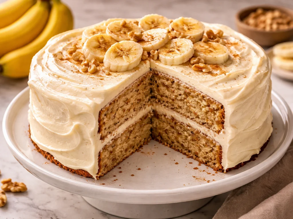 Moist Banana Cake