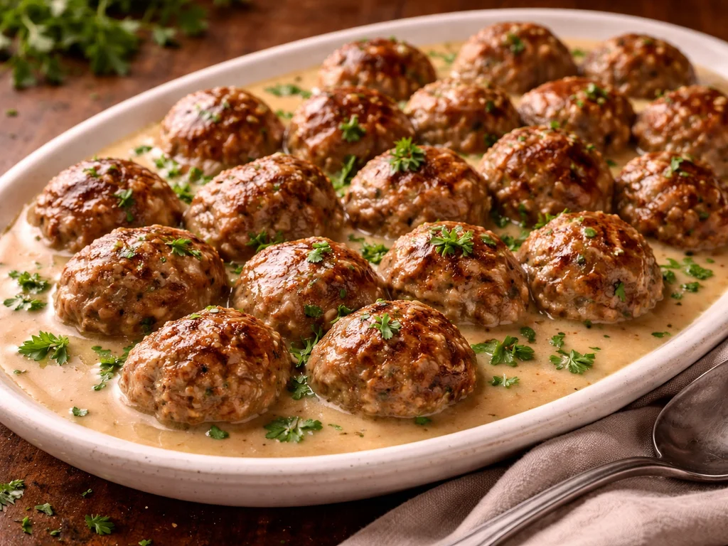 Creamy Swedish Meatballs