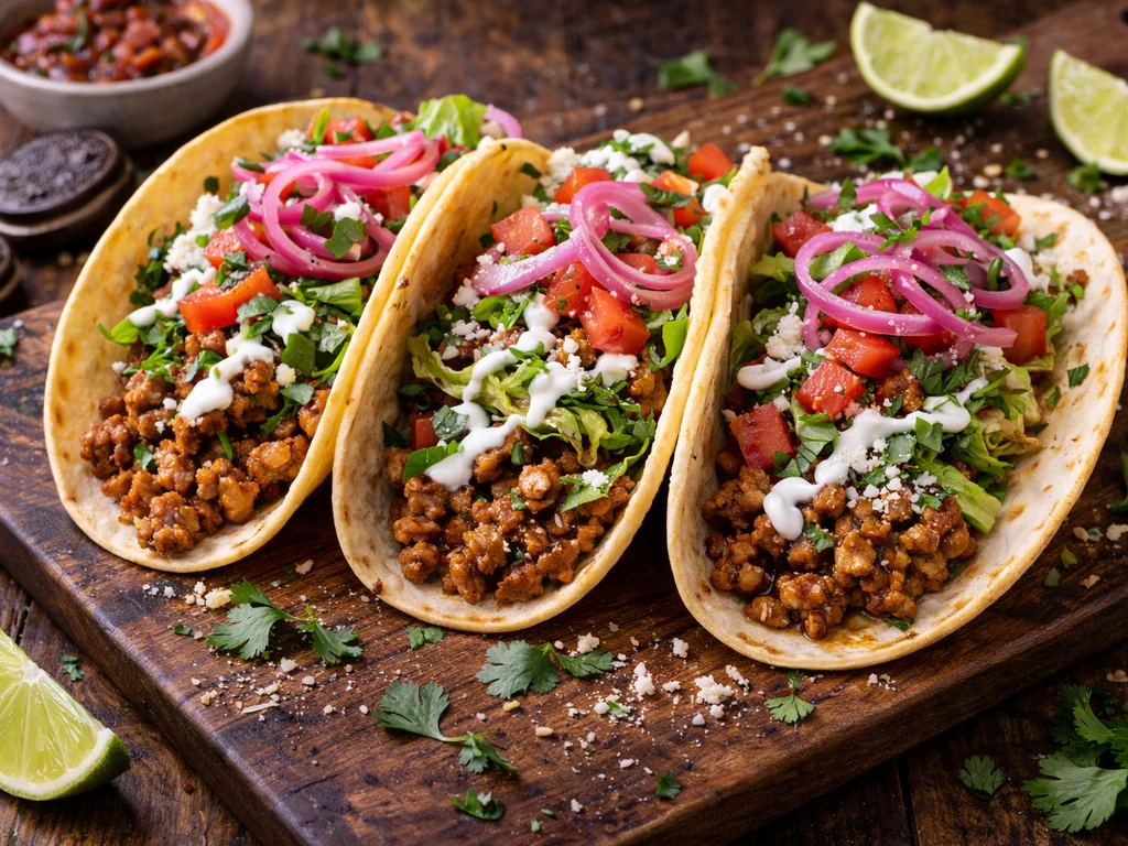 Smoky Ground Turkey Tacos