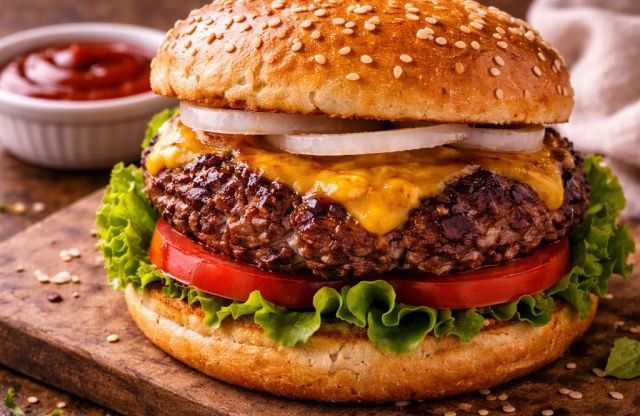 Seasoned Air Fryer Hamburgers