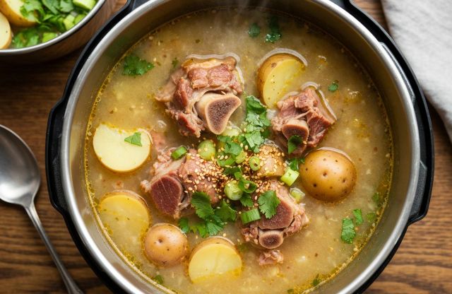 Instant Pot Ham Bone and Potato Soup