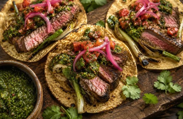 Citrus-Marinated Steak Tacos
