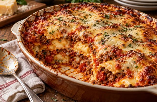Layered Ravioli Lasagna