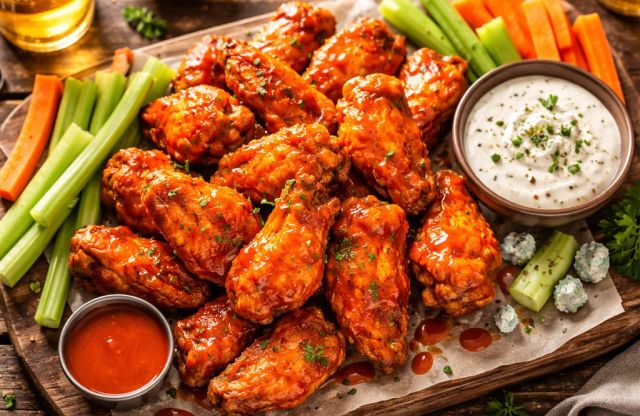 Glazed Baked Chicken Wings