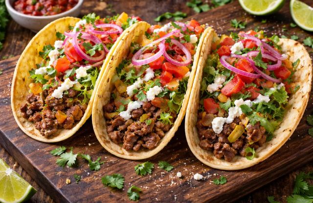 Smoky Ground Beef Tacos