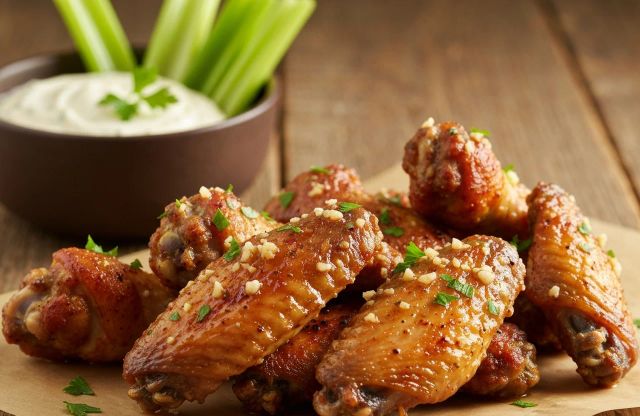 Extra Crispy Garlic Parmesan Oven-Baked Wings