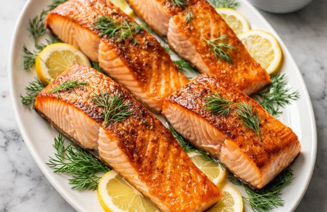 Crispy Pan-Seared Salmon
