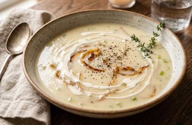 Silky Cream of Onion Soup