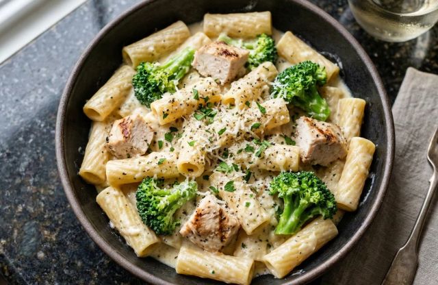 Creamy Chicken Broccoli Pasta
