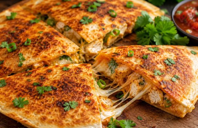 Cheesy Chicken Quesadilla