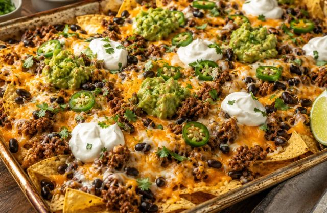 Loaded Beef Nachos
