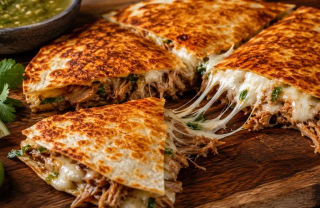 Crispy Carnitas Quesadilla