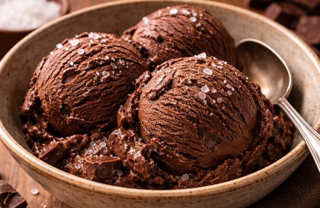 Rich Chocolate Sea Salt Ice Cream
