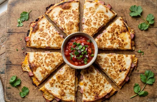 Ham and Cheese Quesadilla
