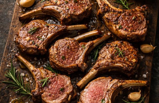 Rosemary Garlic Lamb Chops