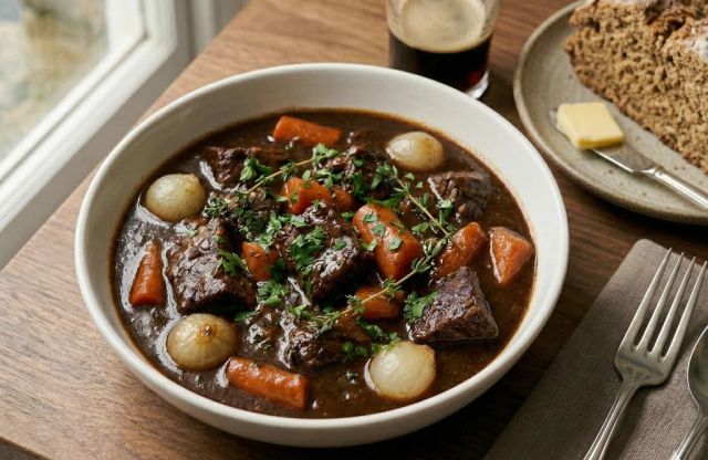 Sous Vide Guinness Beef Stew