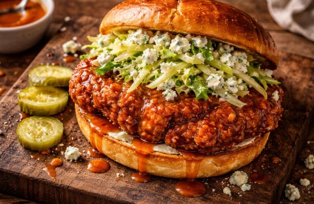 Gourmet Buffalo Chicken Sandwiches