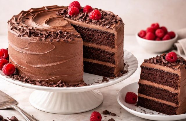 Fudgy Chocolate Cake
