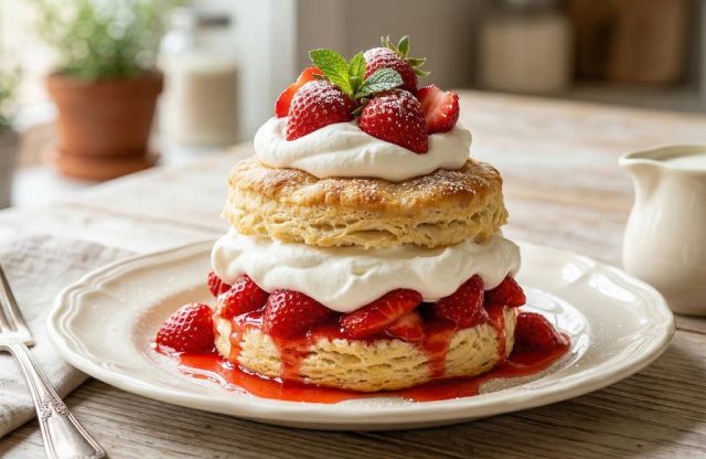 Traditional Strawberry Shortcake